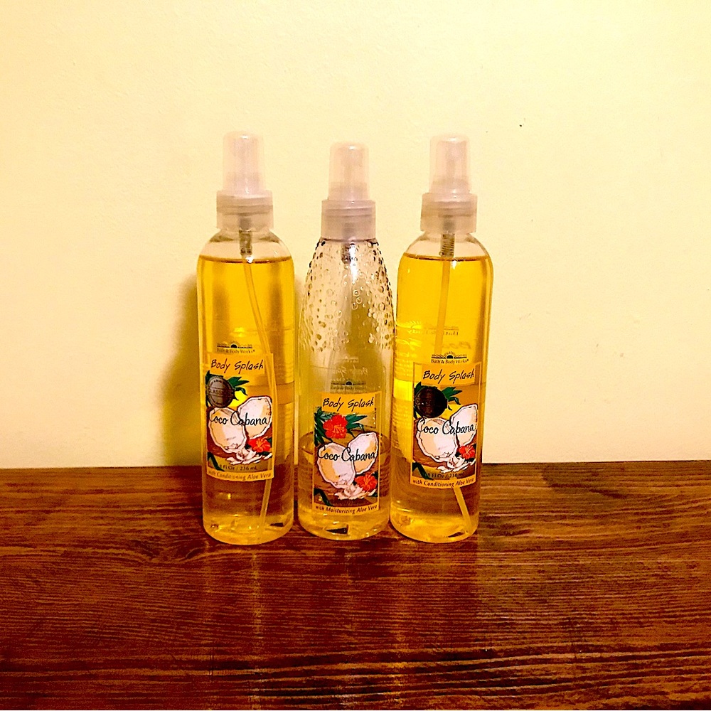 Bath and Body Works Coco Cabana body splash.